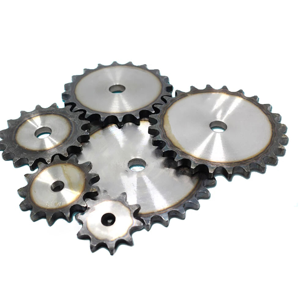 06B Chain Drive Flat Sprocket 30-42 Tooth Roller Chain Chain Links Pitch 9.525mm