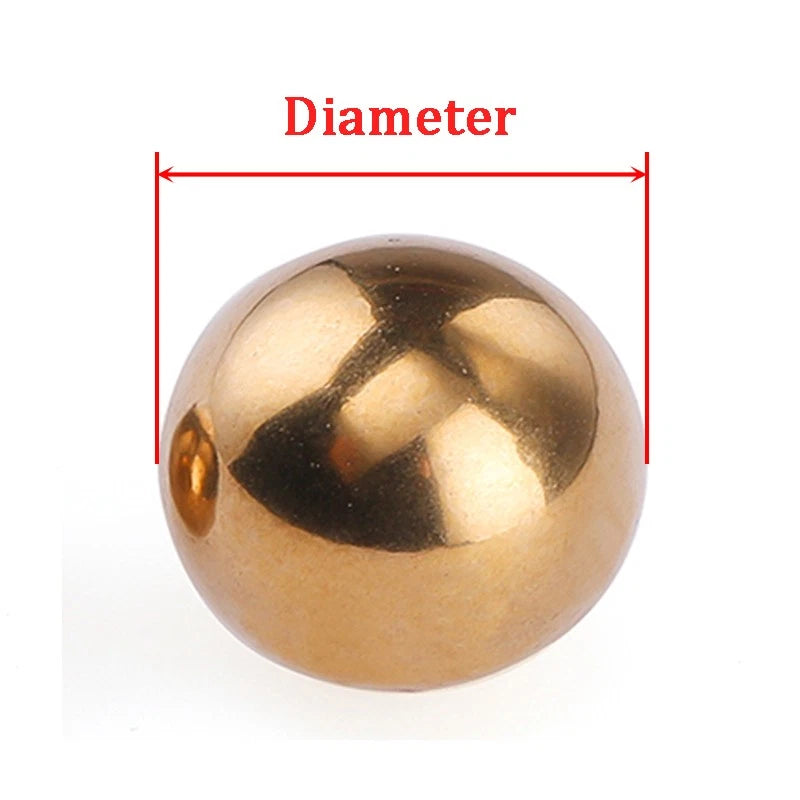 Brass Ball Bearings Art Craft Spheres Metal Balls 0.9mm ~ 80mm