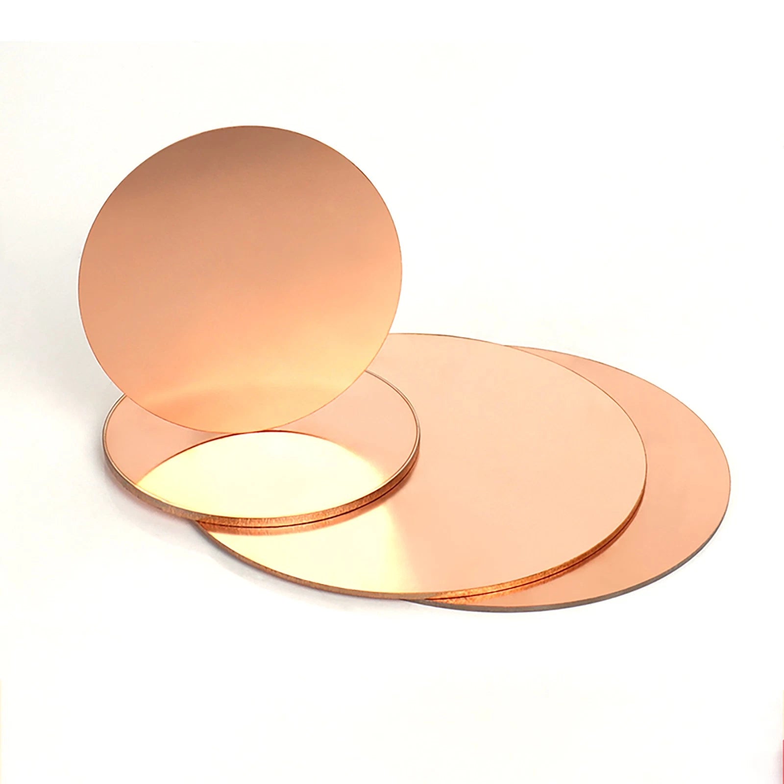Copper Disk Circle Blanks Solid Pure Copper Discs Blanks Round Plate Metal Sheet
