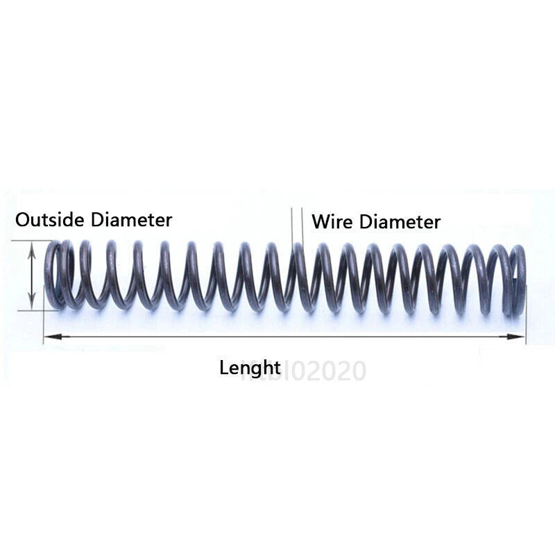 Compression Spring Various Size 6-12mm Outer Dia & 10-50mm Length Pressure Large