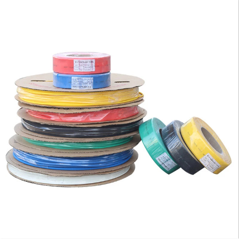 Black Heat Shrink Tubing 1mm–52mm | 2:1, 3:1, 4:1 Ratio | Wire & Cable Insulation