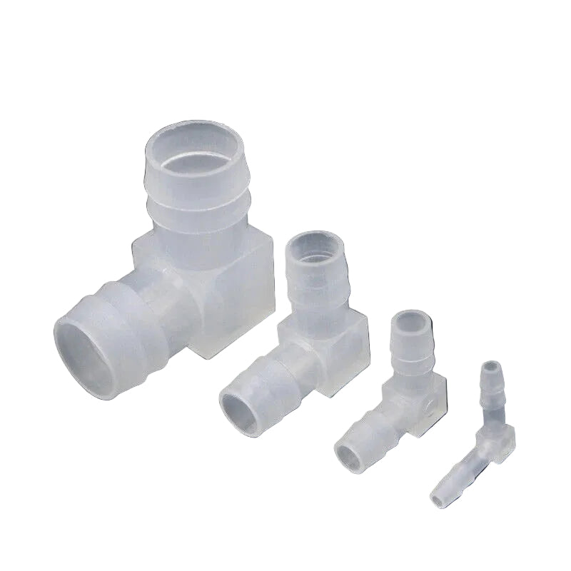 Plastic Barbed Hose Connector — Straight, L-Type & T-Type | Aquarium, Pond & Washer Tubing