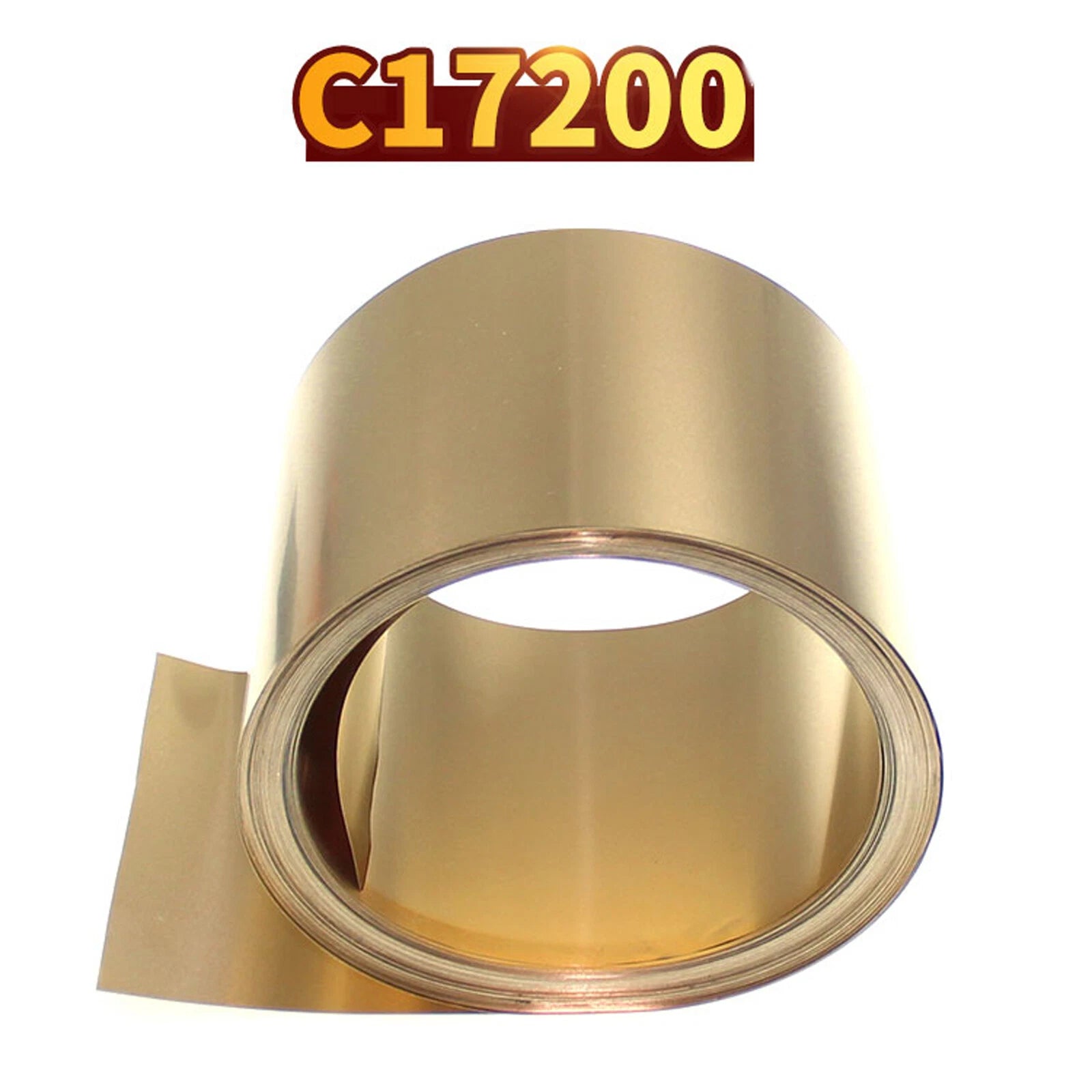 C17200 Beryllium Copper Metal Sheet BeCu Thin Foil Plate Strip Thick 0.1mm-12mm