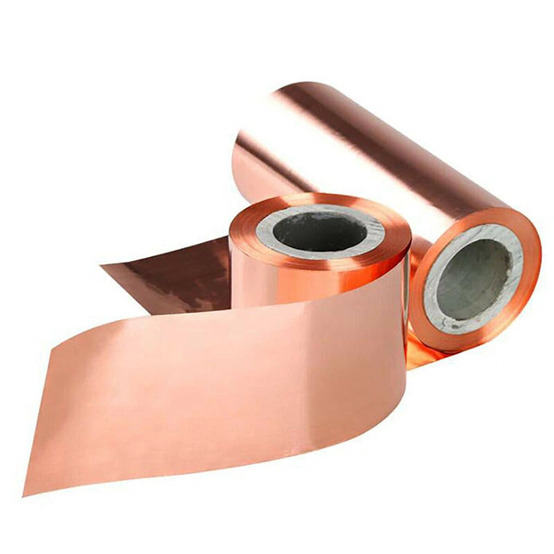 1 Meter Copper Sheet Strip Pure Cu Thin Foil Plate Thick 0.05-1mm Width 10-400mm