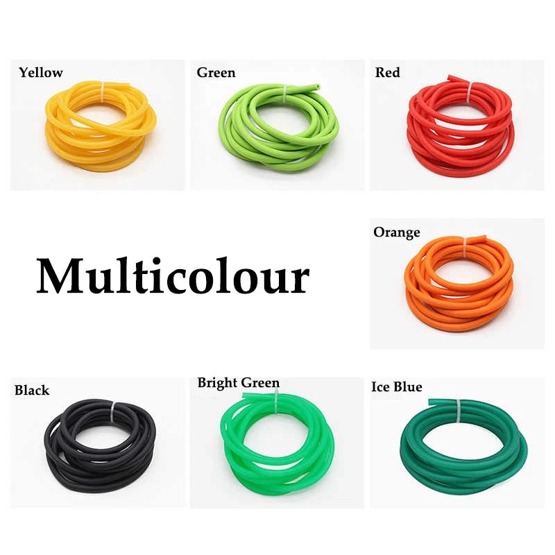 Natural Latex Rubber Tubing — High-Elastic Hollow & Solid Tube for Fishing, Slingshots & DIY