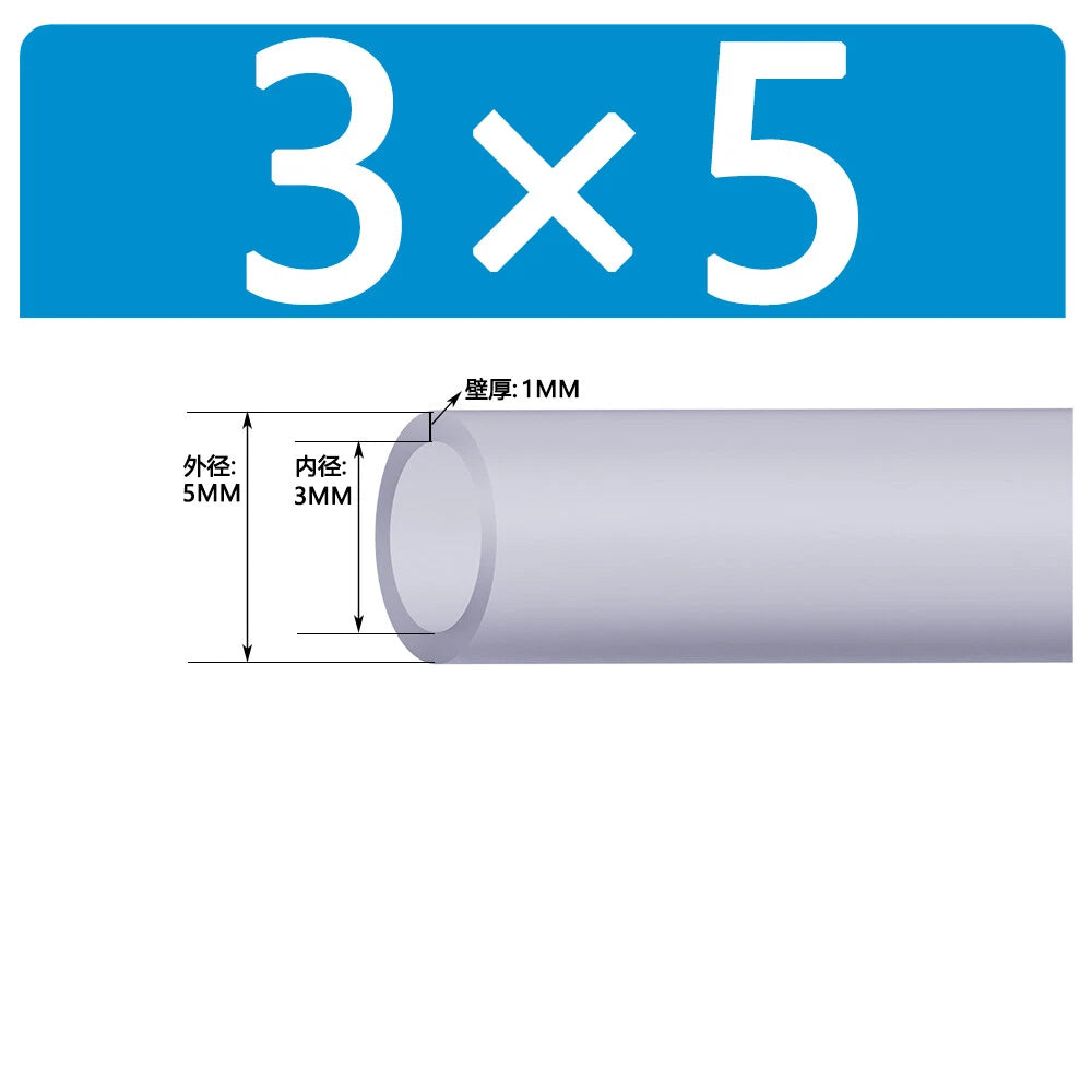Food Grade Clear Silicone Tube Beer Milk Hose Pipe Soft Rubber ID 0.5mm - 38mm