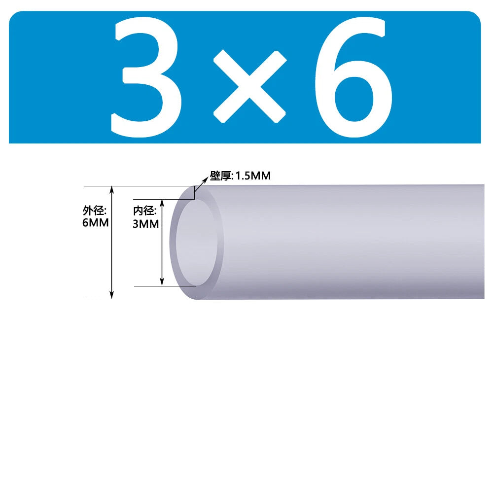 Food Grade Clear Silicone Tube Beer Milk Hose Pipe Soft Rubber ID 0.5mm - 38mm