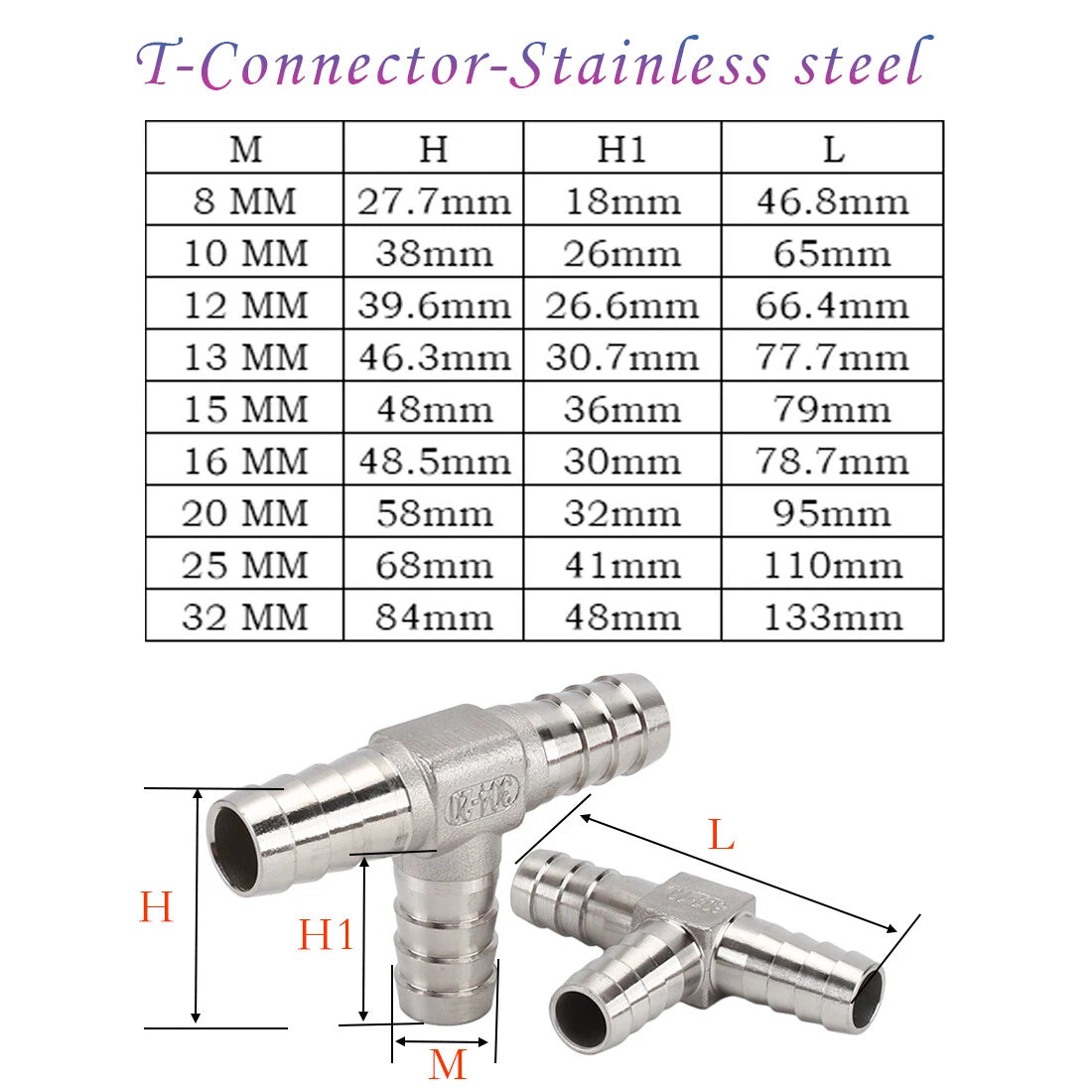 BSP Hose Barb Fittings — Brass & Stainless Steel, Male/Female Thread, Elbow, T, Y, Cross