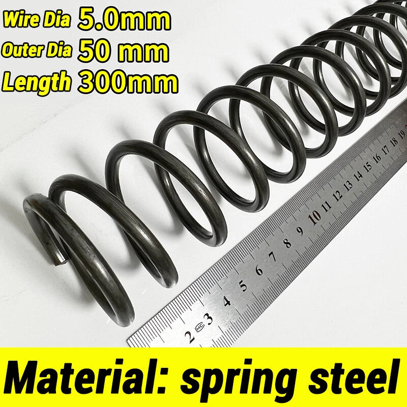 Compression Spring 4-5mm Wire dia 40-80mm Diameter & 300mm Length Pressure Small