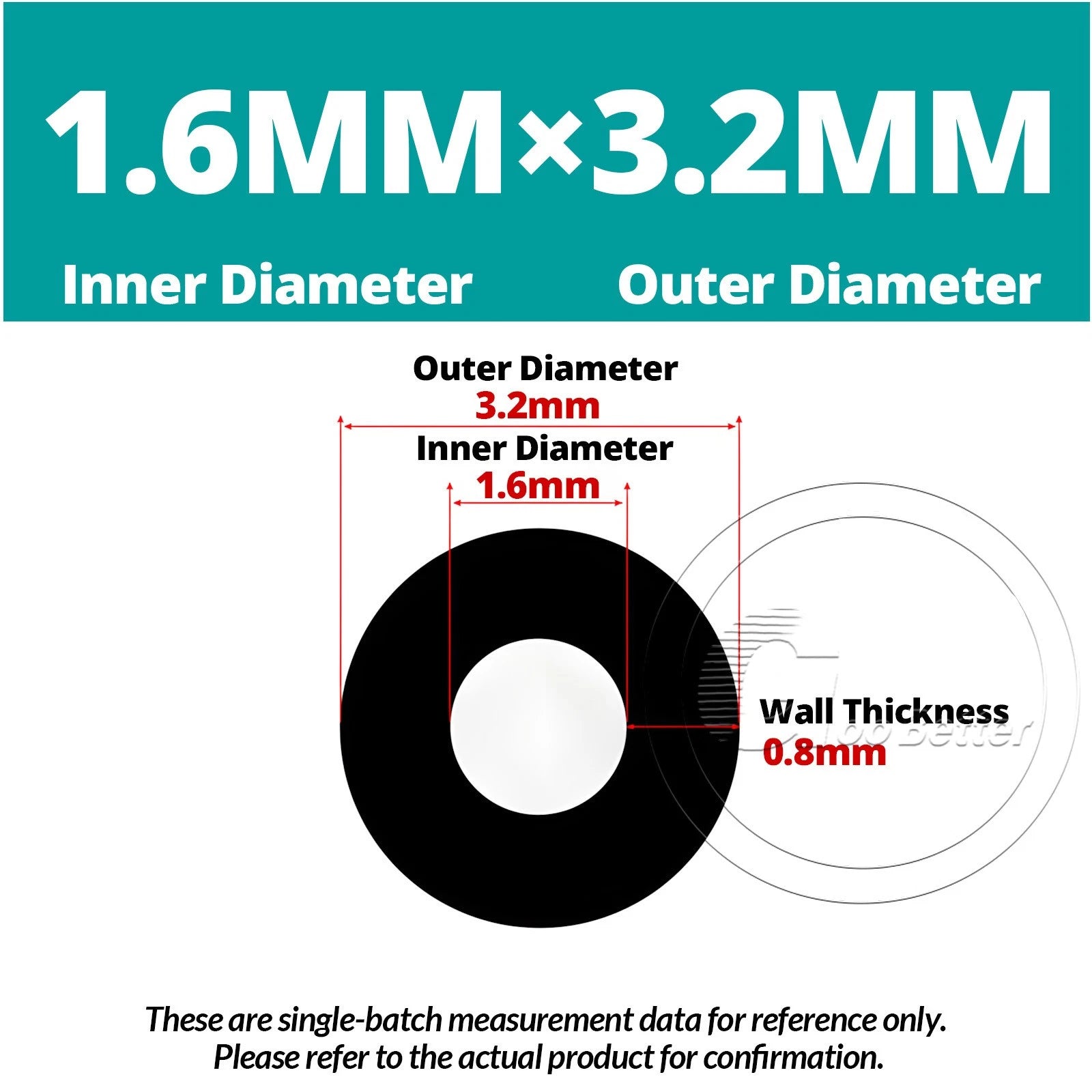 Black Silicone Rubber Tube – ID 0.5–60mm × OD 1–68mm Flexible Hose Pipe