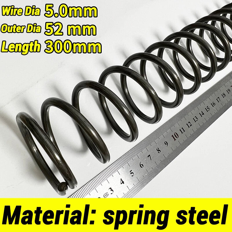 Compression Spring 4-5mm Wire dia 40-80mm Diameter & 300mm Length Pressure Small