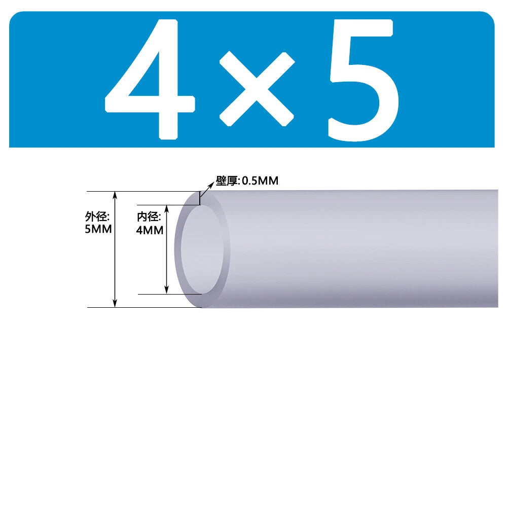 Food Grade Clear Silicone Tube Beer Milk Hose Pipe Soft Rubber ID 0.5mm - 38mm