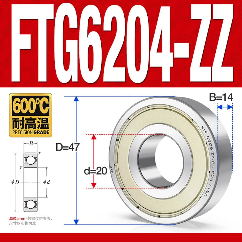 Deep Groove Ball Bearing Bearings Inner-Ø 10/12/15/17/20/25/30/35mm Various Size