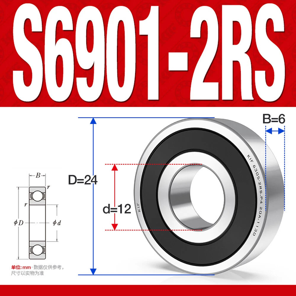 6900 6901 6902 9603 6905~6910 Stainless Steel Deep Groove Ball Bearing Bearings