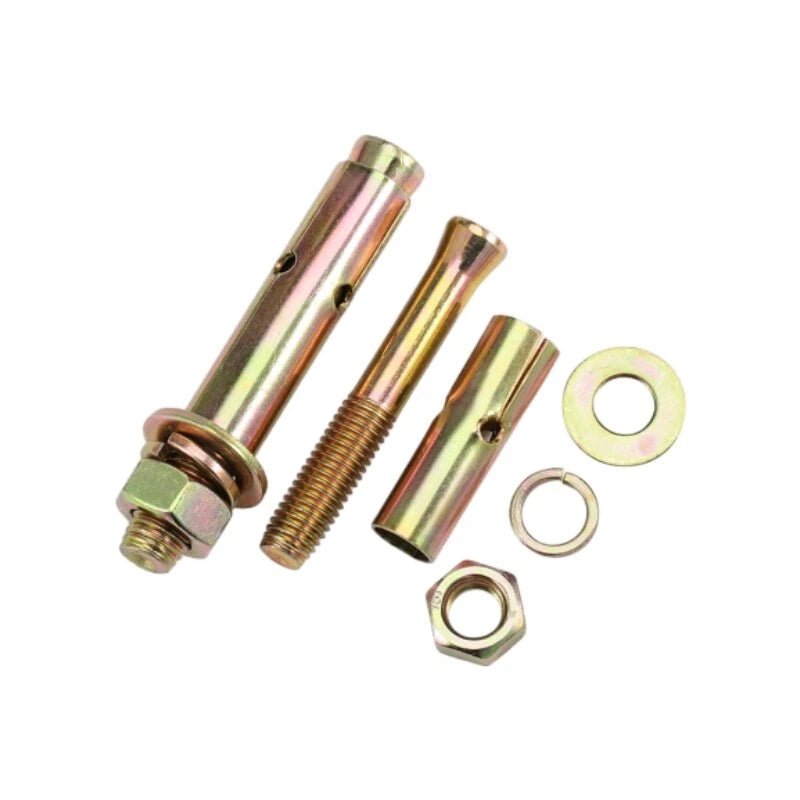 Hex Nut Expansion Sleeve Anchor Bolts — M6 to M20, Galvanized & Stainless Steel - HomeDIYer