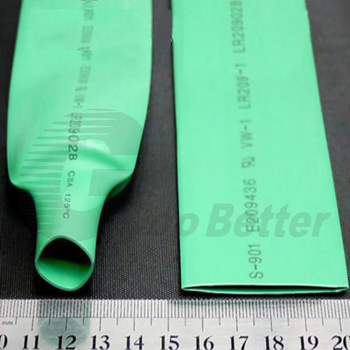 Green Heat Shrink Tubing – 2:1 & 3:1 Ratio, Φ0.6mm–Φ80mm, Wire & Cable Electrical Sleeving