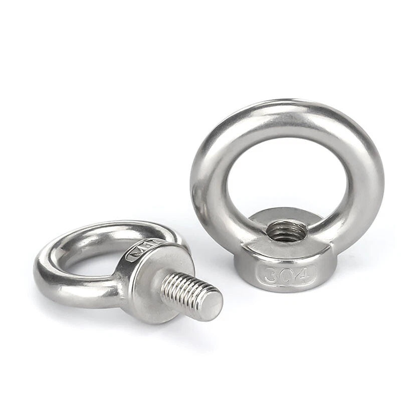 Lifting Eye Nuts & Eye Bolts M3–M14 | A2 Stainless Steel Rigging Fasteners - HomeDIYer