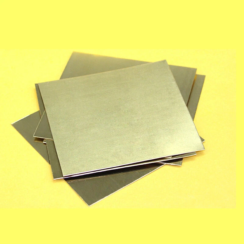 Thick 1mm 2mm 3mm 4mm 5mm H59 Brass Solid Plate Sheet L 100mm 150mm 200mm 300mm