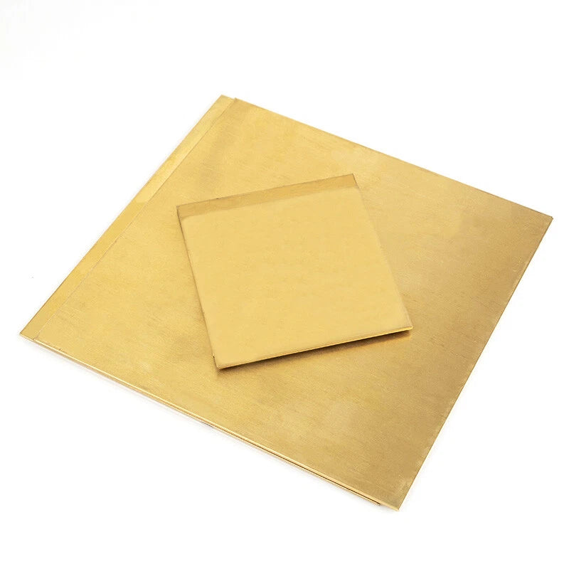 H62 Brass Sheet Plate Metal Strip Flat Bar 0.3mm-32mm Thick 10mm-300mm Length