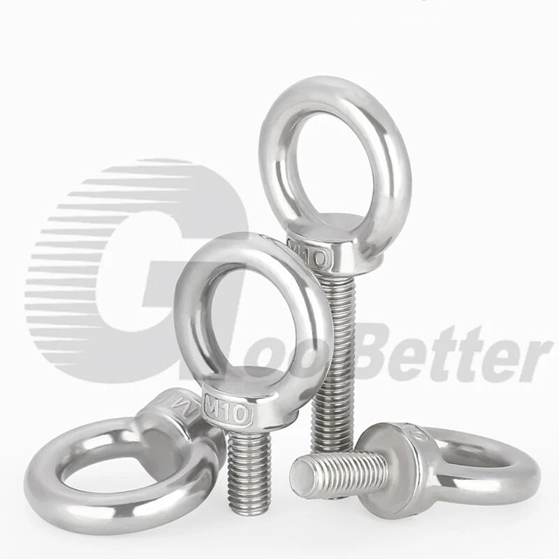 Lifting Eye Bolts A2 304 Stainless Steel M4 M5 M6 M8 M10 M12 M14 M16 M18 M20 M24