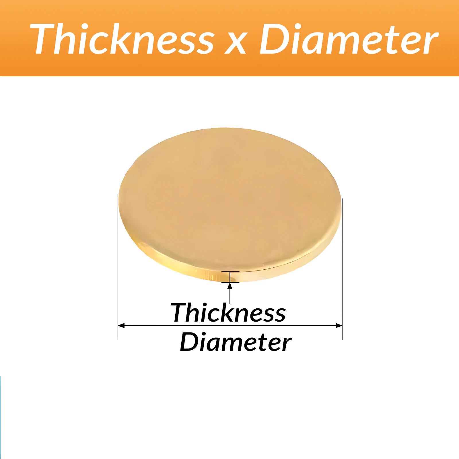 H62 Solids Brass Discs Blanks Metal Round Sheets OD 50-200mm Thick 0.8mm 1mm- 3m