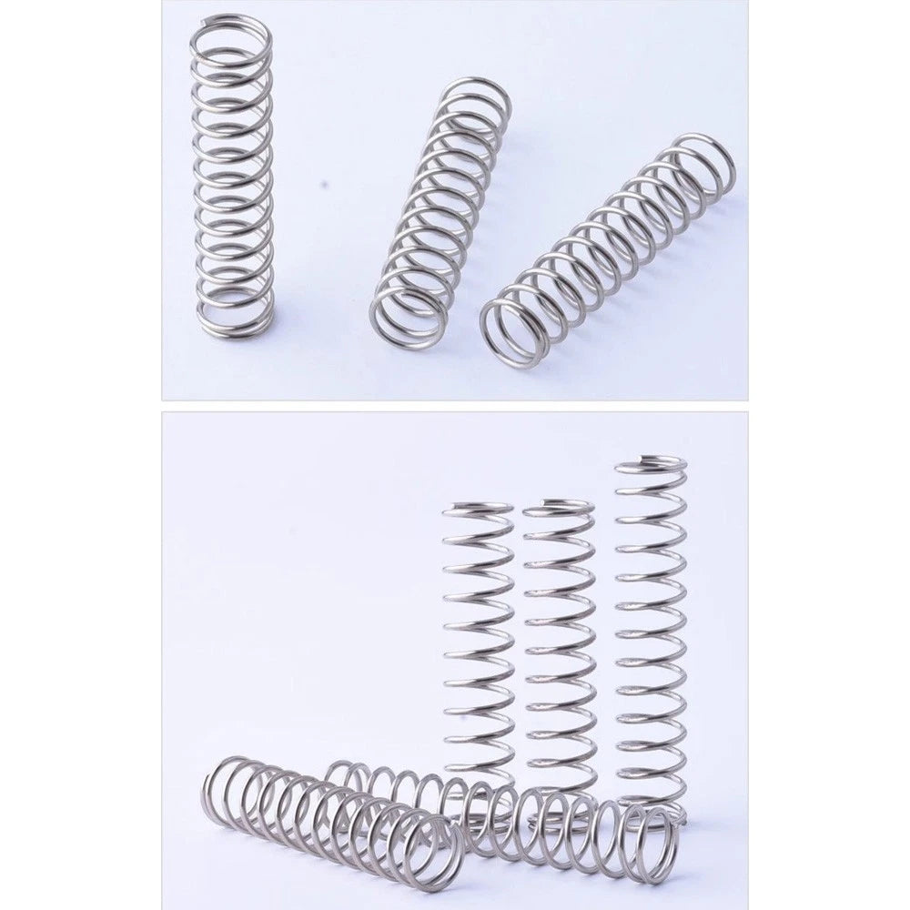 Compression Spring Wire Dia 0.2-0.4mm &OD 2-12mm & 5-305mm Length Pressure Small