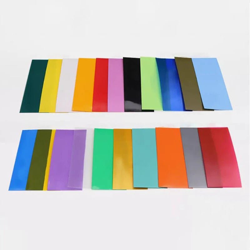 17mm PVC Heat Shrink Tubing for Battery Packs — 10 Colors, 1–200M Rolls - HomeDIYer