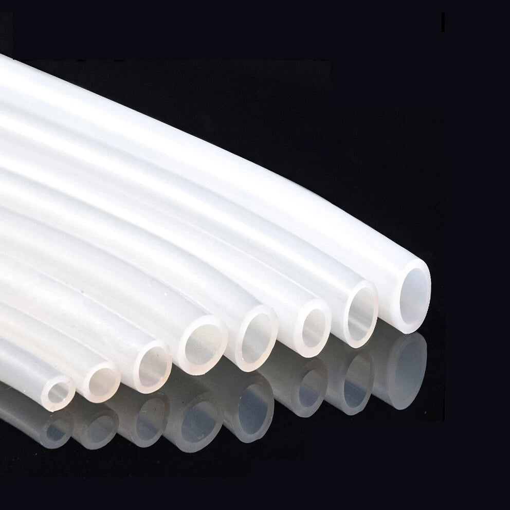Silicone Tube Hose Beer Vacuum Pipe Food Grade Soft Rubber Translucent ID 2-25mm