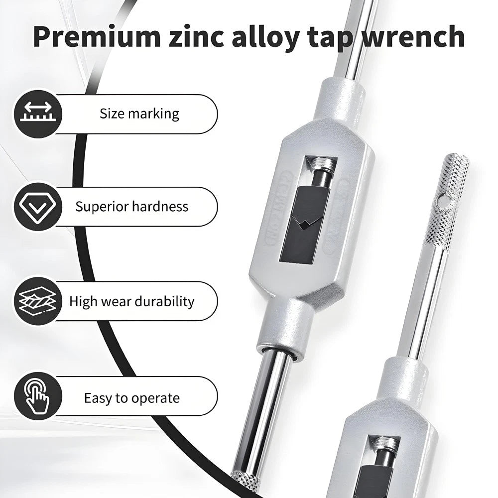 Tap Wrench, Holder For Use With Hss Hand Taps From M2 M3 M4 M6 M8 M10 M12 to M24