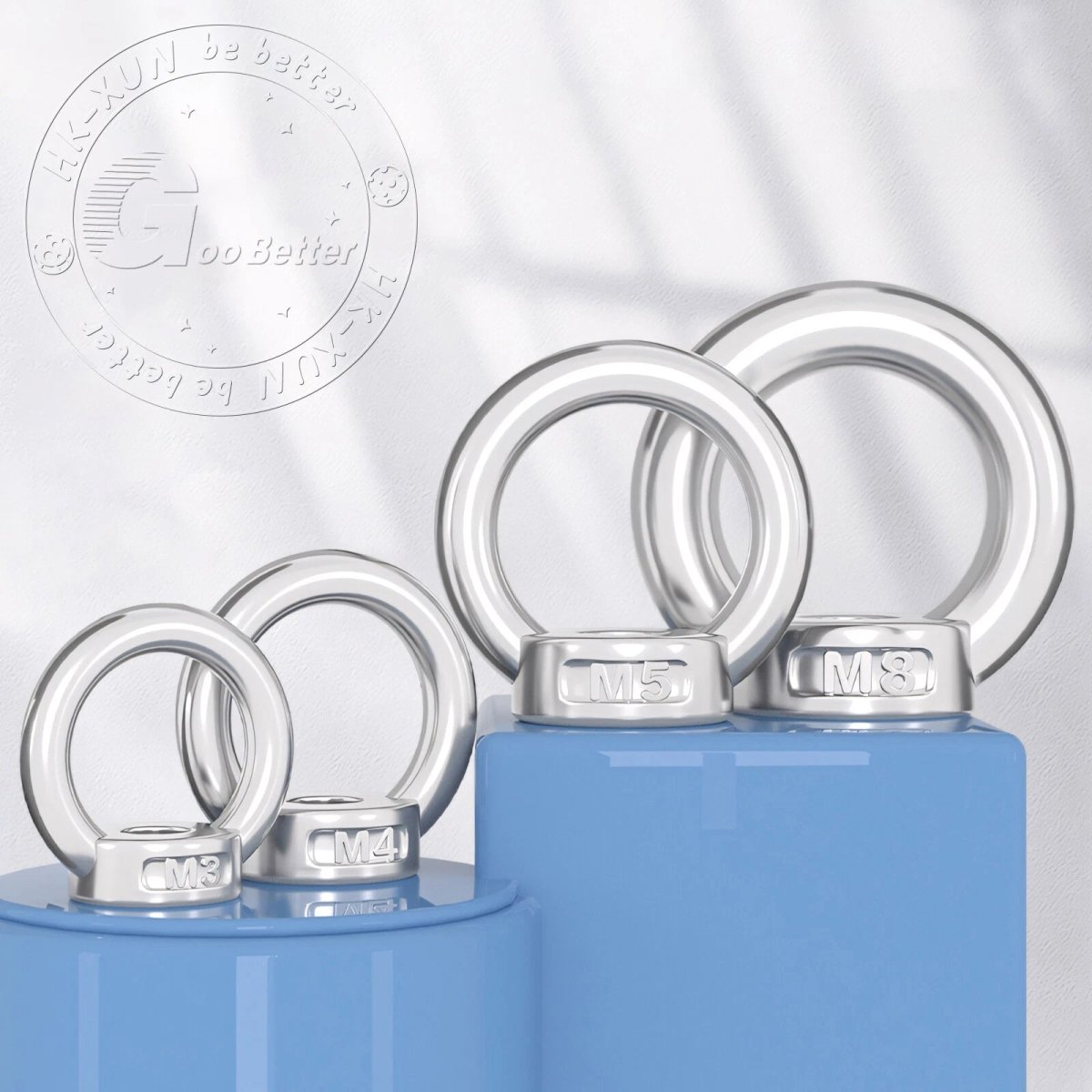 Stainless Steel Eye Bolts & Eye Nuts — A4 316 Metric Thread M6 to M36 - HomeDIYer
