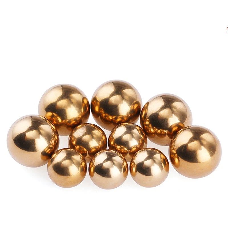 Brass Ball Bearings Art Craft Spheres Metal Balls 0.9mm ~ 80mm