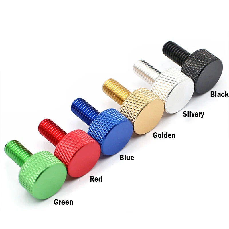 PC Thumb Screws Aluminium Alloy Hand Grip Knob Bolts for Computer Case M5 M6