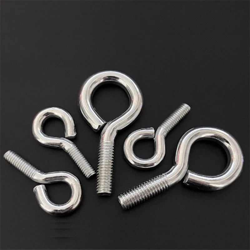 M3 M4 M5 Stainless Steel Eye Bolts Ring Screws – Metric Wire Fencing Tension Screws