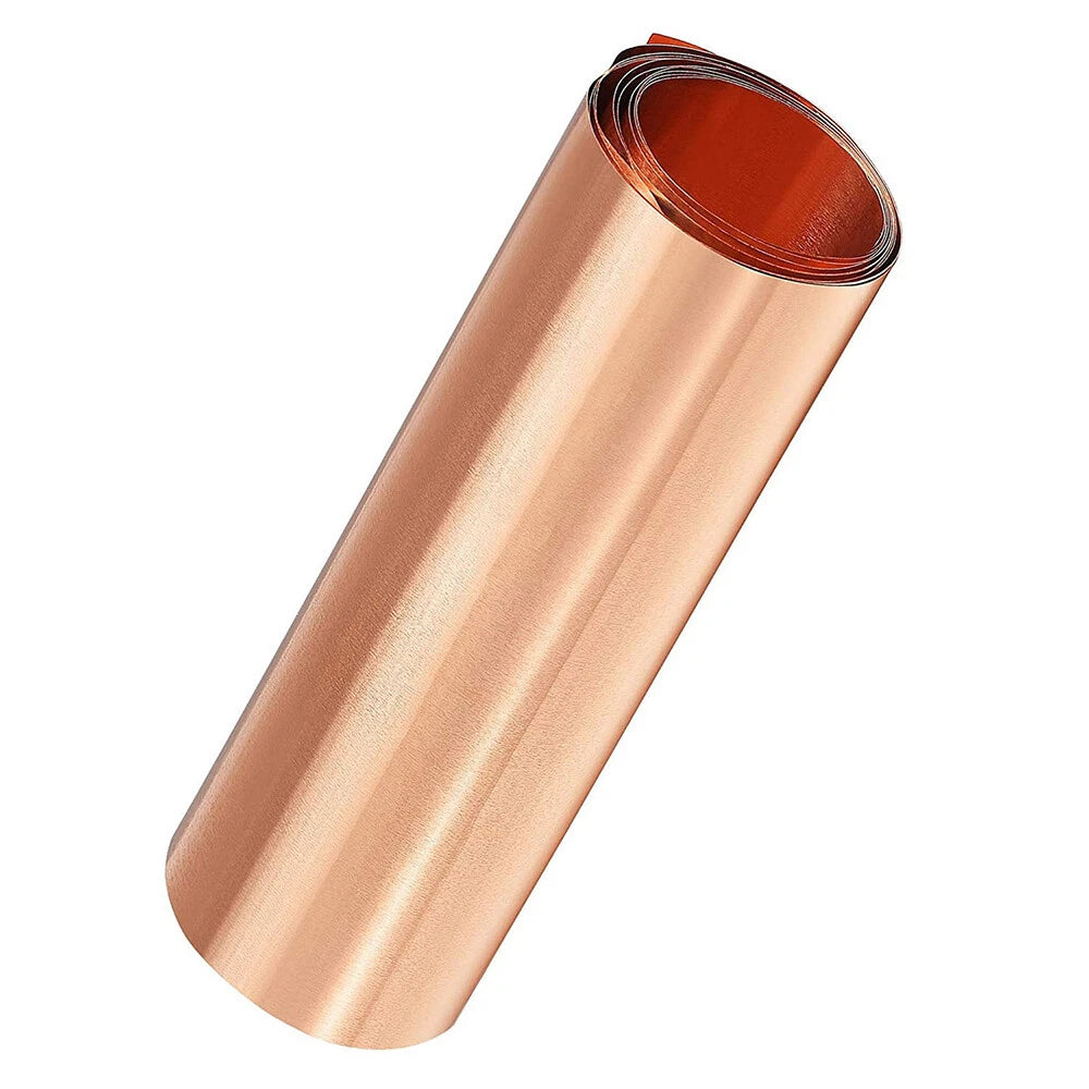 Pure Copper Metal Sheet Foil Plate Thick 0.01-1mm Wide 100-400mm Conductive Roll