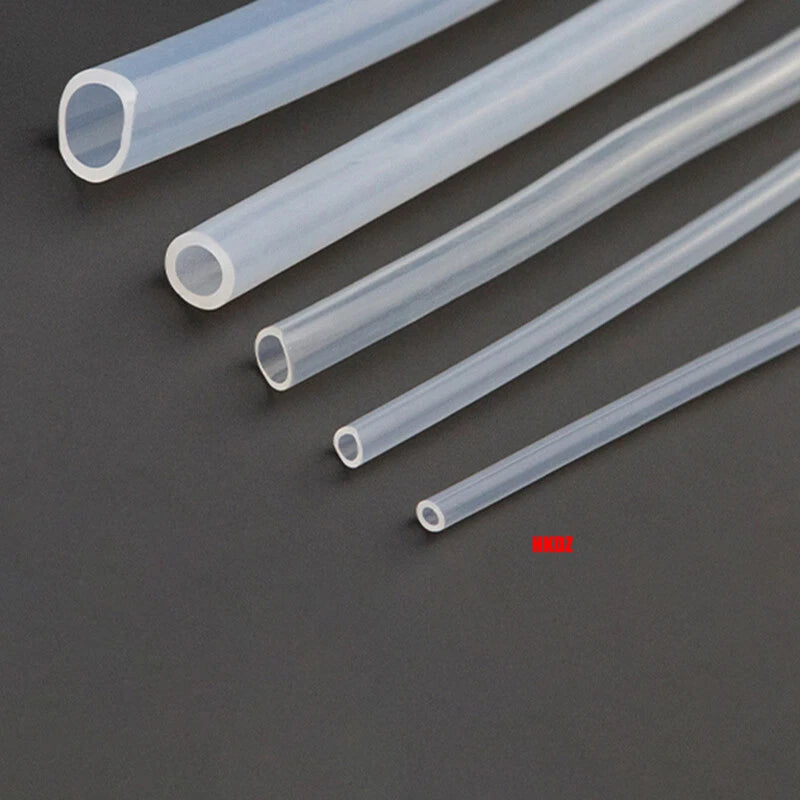 OD 4mm~44mm Food Grade Clear Silicone Rubber Soft Tube Water Milk Beer Hose Pipe