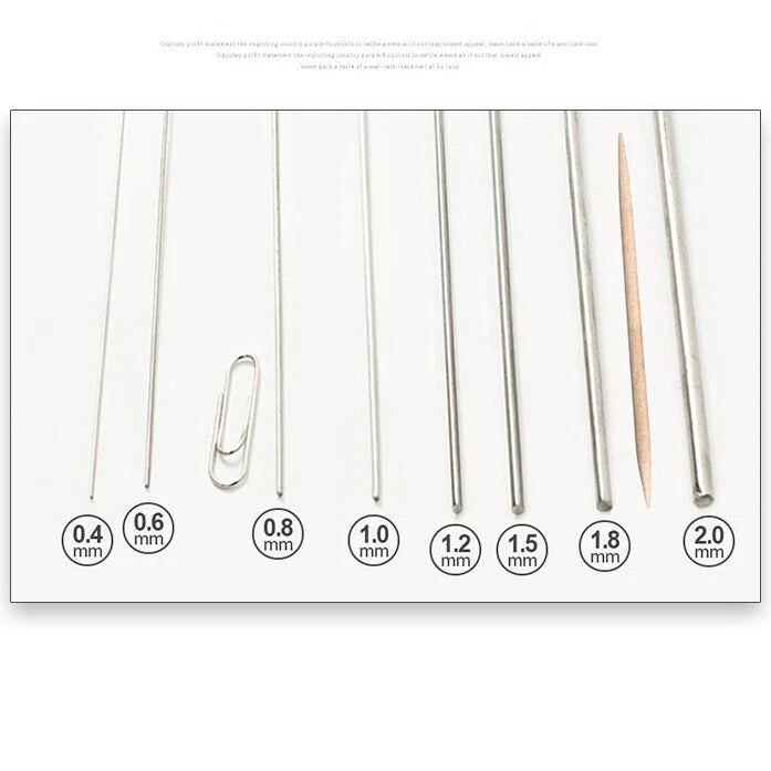 Stainless Steel Rope 0.4~1.8mm Wire Dia Spring Steel Wire Solid Straight Bars