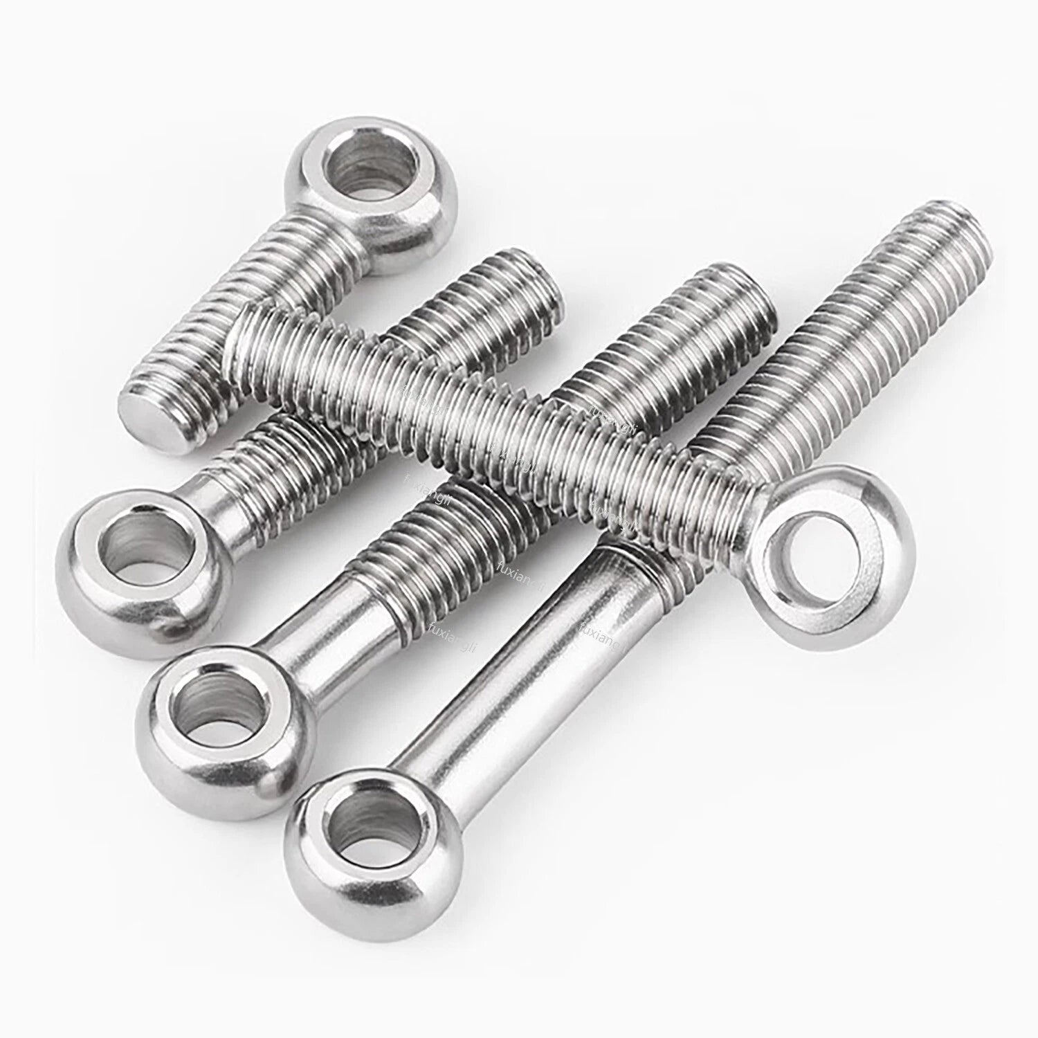 A2 Stainless Steel Eye Bolts M5–M24 | Threaded Ring Screws for Catenary Wire & Hanging