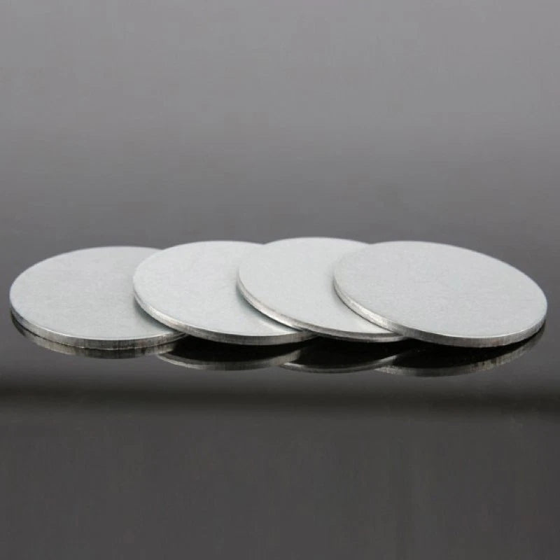 0.3-3mm Mild Steel Disc Zinc-Plated Round Disk Circles Sheet Plate Blank Ø4-66mm