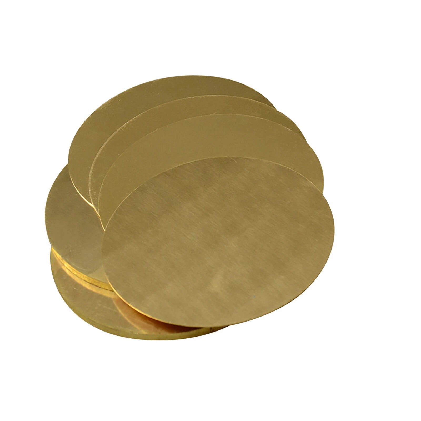 Copper,Brass,Stainless Steel Round Sheet Plate Ø 50/100/150/200mm, 0.5-3mm Thick