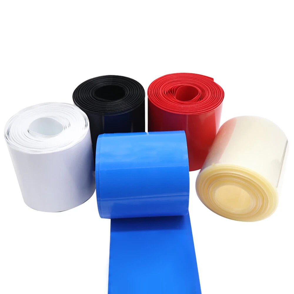 1M PVC Heat Shrink Tubing 70mm–380mm Large Diameter Heat Shrinkable Film Insulation Sleeve - HomeDIYer