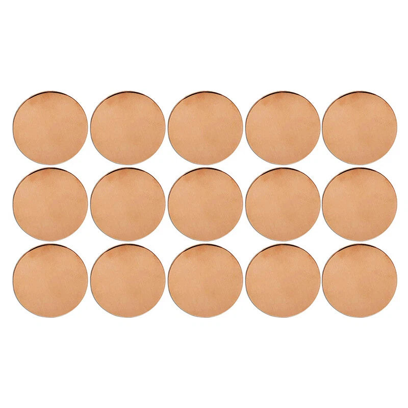 2" 4" 6" 8" Round Pure Copper Disc Sheet Cycle Blank Discs Thick 0.8-3.0mm