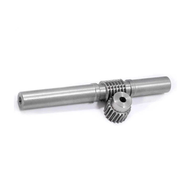 45# Steel Worm Gear Set 1 Modulus 15-100 Teeth Wheel Shaft Gear Box Shaft
