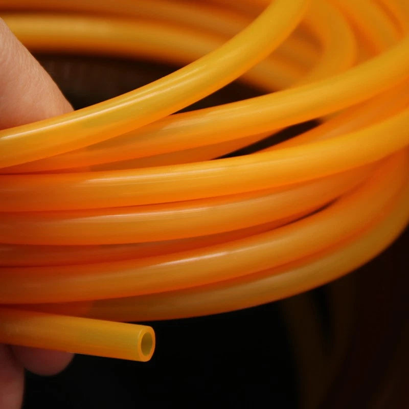 Orange Food Grade Silicone Tubing — Flexible Soft Hose for Brewing, Beverage & Water Transfer