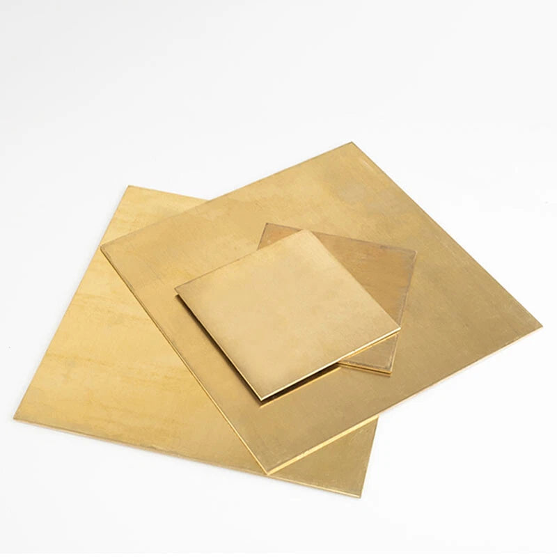 Brass Plate Sheet Thick 0.3/0.5/0.8/1/1.5mm-8mm Brass Metal Thin Sheet Plate