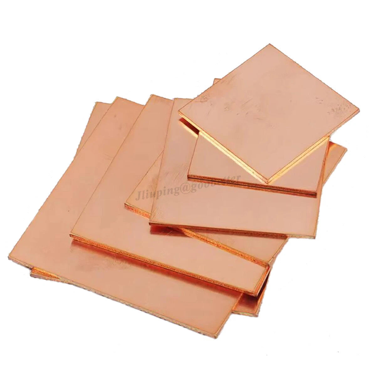 Pure Copper Sheet Plate Solid Metal Panel Board 100x100/150/200mm Thick 0.3-6mm