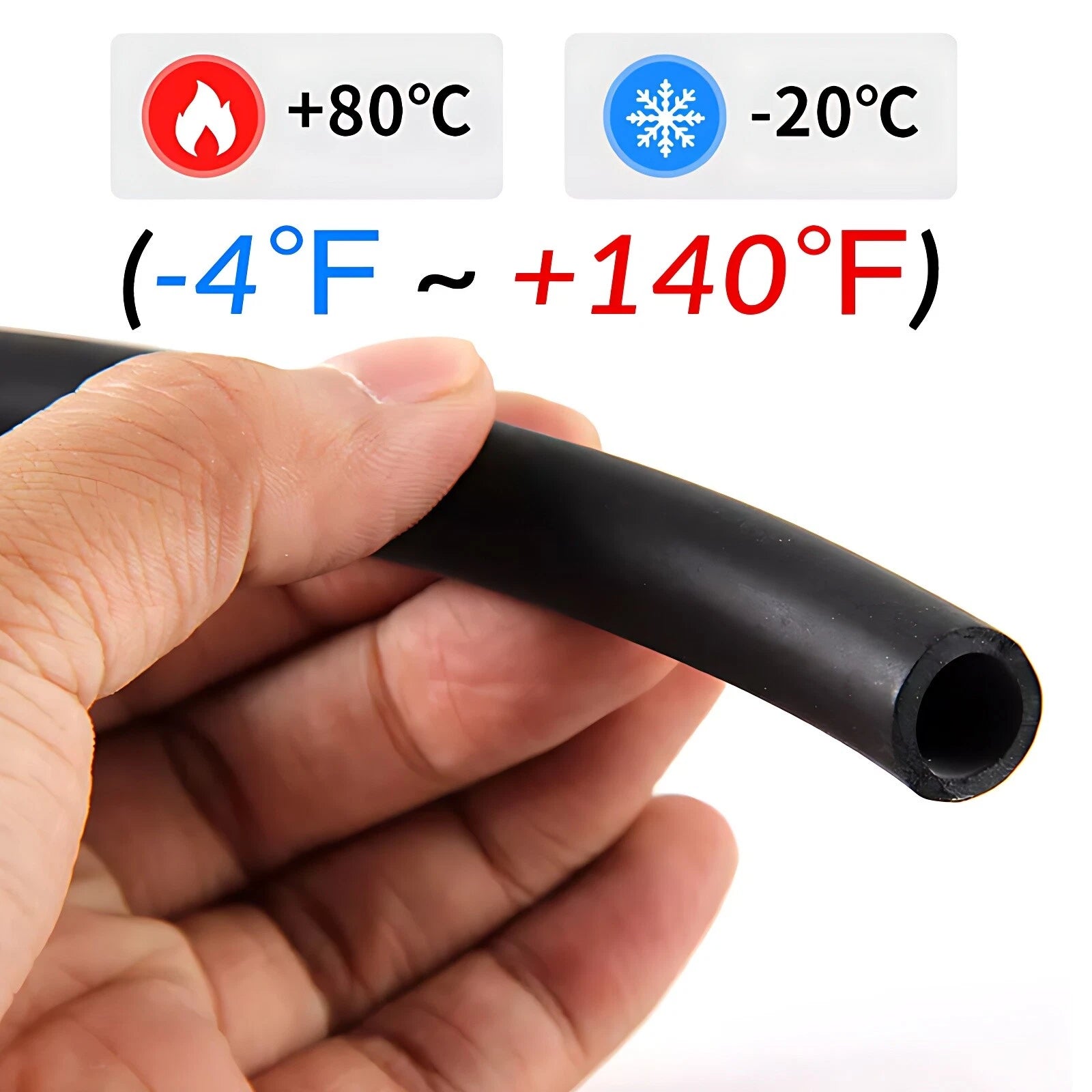 2mm-31mm Nitrile Rubber Smooth Fuel Tube Petrol Diesel Oil Line Hose Pipe Tubing