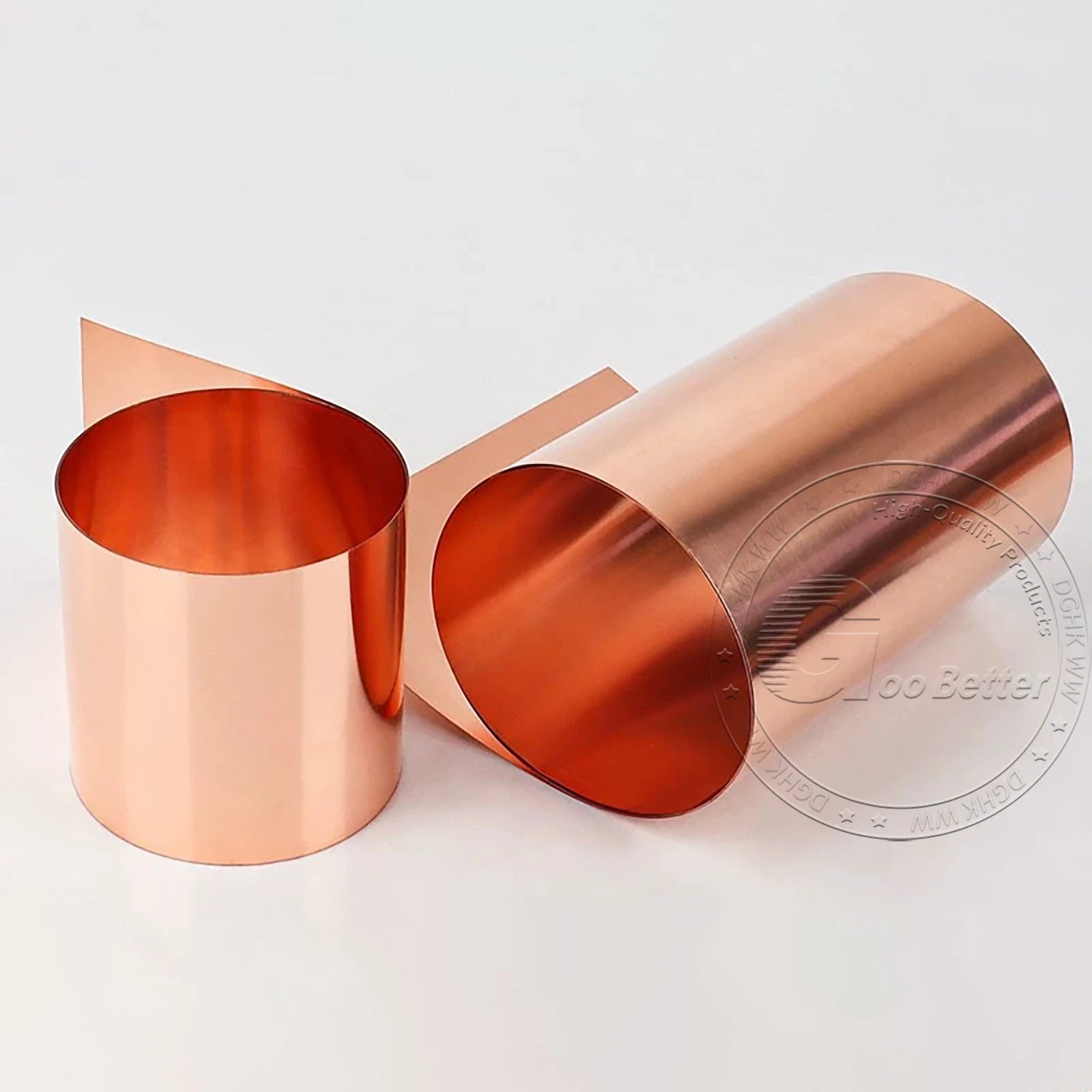 Copper Sheet Strip 0.2mm-2mm Widths Flexible Pure Copper C101 5mm-100mm Width