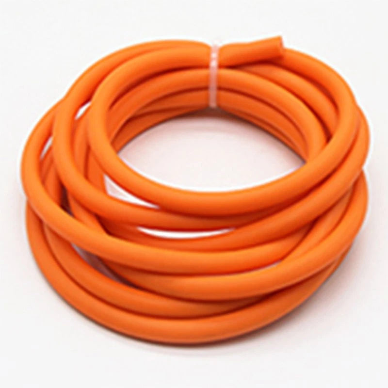 Colorful Latex Rubber Tubing — Elastic Natural Rubber Tube & Solid Rod, ID 1.6mm–18mm, Multiple Colors