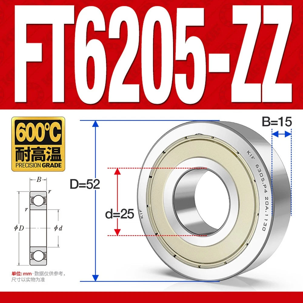 Deep Groove Ball Bearing Bearings Inner-Ø 10/12/15/17/20/25/30/35mm Various Size