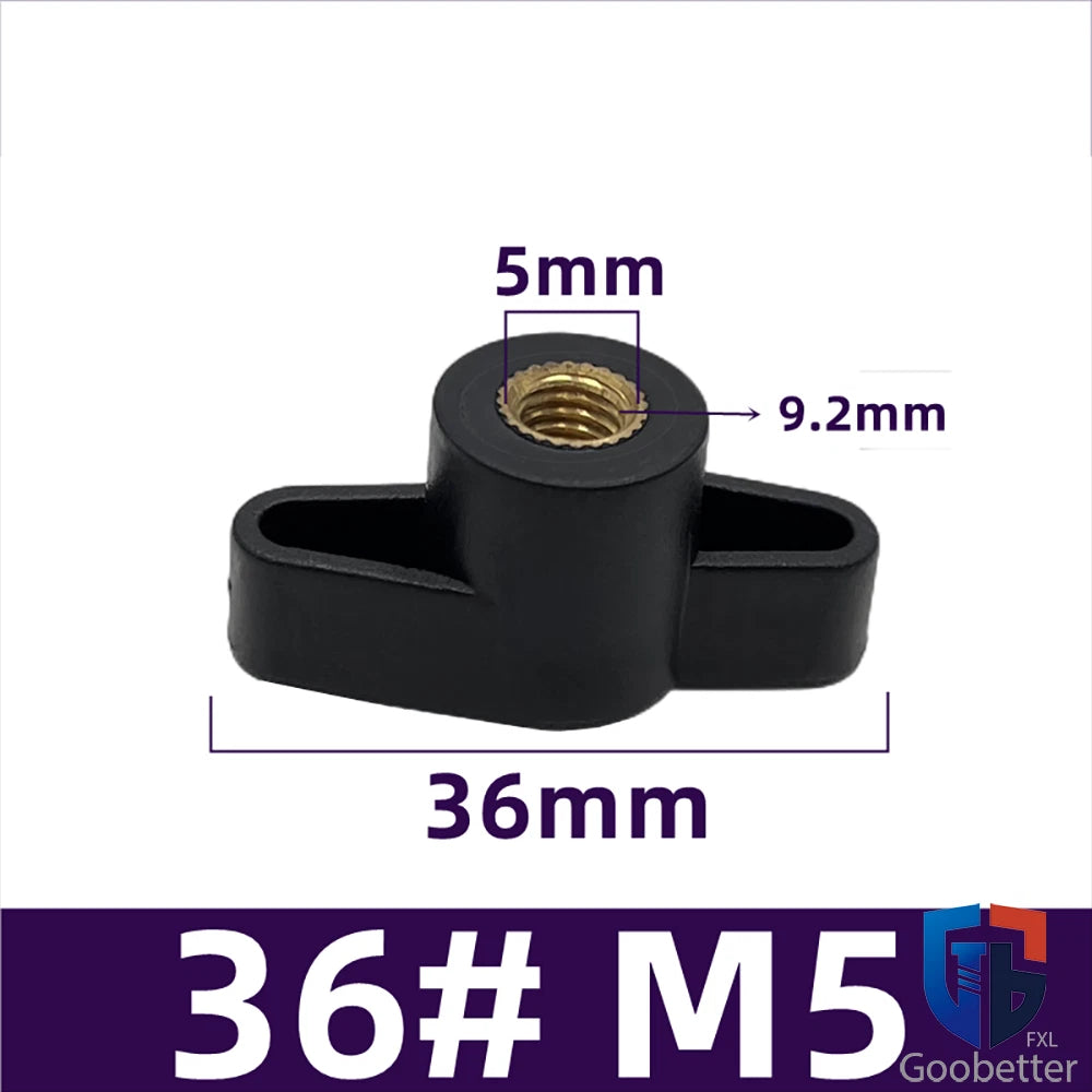 Male Wing Knob Bolt M5 M6 M8 Clamping Thumb Nut Z-handles Screws Stainless Steel